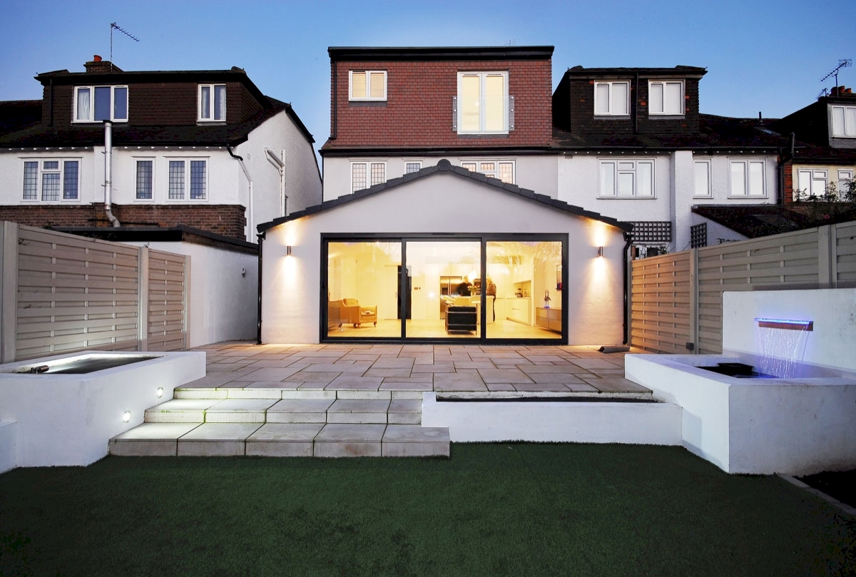 Loft and rear extension in Richmond, London